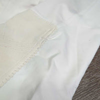 Euroseat Breeches *gc, rubs/pills, discolored & stained seat/legs, dingy, hairy lining
