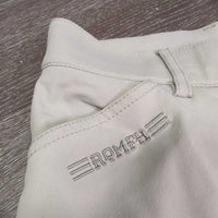 Euroseat Breeches *gc, rubs, pills, snags, mnr stains unstitched knees, seam puckers, discolored & stained seat/legs
