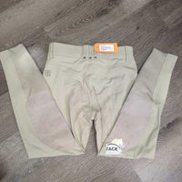 Euroseat Breeches *gc, rubs, pills, snags, mnr stains unstitched knees, seam puckers, discolored & stained seat/legs

