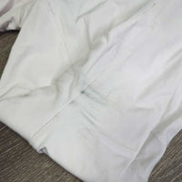 Euroseat Breeches *gc, undone seams, stained & discolored seat/legs, stains, rubs, pills
