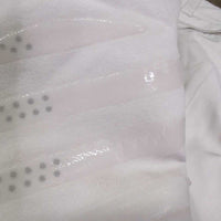 Euroseat Breeches *gc, undone seams, stained & discolored seat/legs, stains, rubs, pills
