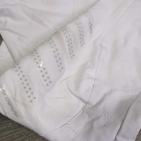 Euroseat Breeches *gc, undone seams, stained & discolored seat/legs, stains, rubs, pills
