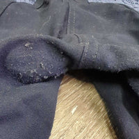 Euroseat Breeches, lace *gc/fair, v.rubbed & pilly seat & legs, v,hairy, snags
