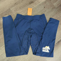 Sticky Full Seat Riding Tight Breeches, Pull On *gc, clean, seat: rubbed & pilly, hairy
