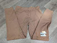 Sticky Full Seat Riding Tight Breeches, Pull On *gc, clean, seat: v.rubbed, pilly & faded
