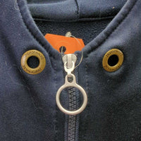 Light Fleece Jacket, Zipper *gc, clumpy, hairy, rubs, older?
