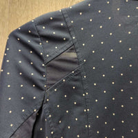 JUNIORS Sun Shirt, 1/4 Zip Up, Mesh Sleeves *vgc, mnr snags & seam rubs & frays
