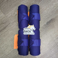 4 Stretchy Nylon Leg Wraps *gc, clean, hair, rough edges, snags, runs
