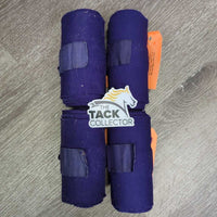 4 Stretchy Nylon Leg Wraps *gc, clean, hair, rough edges, snags, runs
