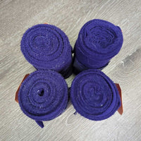 4 Stretchy Nylon Leg Wraps *gc, clean, hair, rough edges, snags, runs

