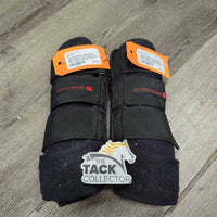 Closed Boots, velcro *gc/fair, v.weak velcro, clean, stains, v.hairy, inside residue, rubs, clumpy
