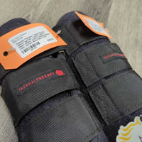 Closed Boots, velcro *gc/fair, v.weak velcro, clean, stains, v.hairy, inside residue, rubs, clumpy

