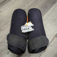 Closed Boots, velcro *gc/fair, v.weak velcro, clean, stains, v.hairy, inside residue, rubs, clumpy
