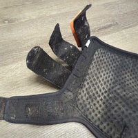 Closed Boots, velcro *gc/fair, v.weak velcro, clean, stains, v.hairy, inside residue, rubs, clumpy
