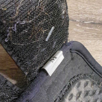 Closed Boots, velcro *gc/fair, v.weak velcro, clean, stains, v.hairy, inside residue, rubs, clumpy
