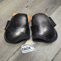 Hind Boots, velcro *gc, clean, polished?, inner rubs, residue & thin spots
