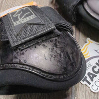 Hind Boots, velcro *gc, clean, polished?, inner rubs, residue & thin spots
