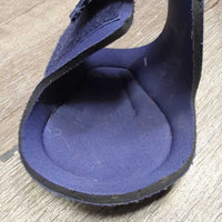 Open Front & Hind Boots, velcro *gc, clean, faded, pilly edges, scrapes & rubs, older
