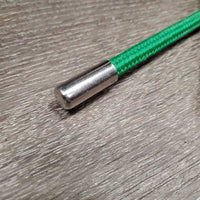 Thin Green Riding Whip - Crop, handle *XC
