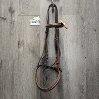 Rsd/FS Padded Hunter Bridle *gc, clean, filmy edges, rubs, scrapes, stains, xholes, older, creases
