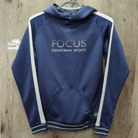 Hoodie Sweatshirt *gc, clean, snags, rubs, pills, unstitched & repaired pockets
