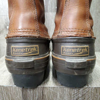 Winter Leather & Rubber Western Riding Boots, Pull out Liners, Laces *vgc/xc, clean, mnr rubs, scrapes, scuffs & rubs
