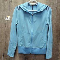 Light Jacket, Hood, Zipper *gc, mnr rubs & pills, stained cuffs & sleeves, mnr unstitched seams
