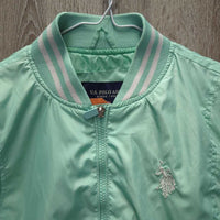 Light Nylon Bomber Jacket, zipper *gc, pit stains
