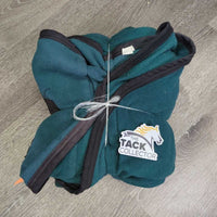 Fleece Cooler, snaps *gc/fair, clean, hair, broken buckle, older
