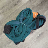 Fleece Cooler, snaps *gc/fair, clean, hair, broken buckle, older
