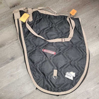 Light Quilt Saddle Carry Storage Bag, Shoulder Strap *gc, sticker, clean, older
