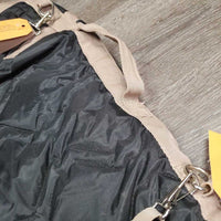 Light Quilt Saddle Carry Storage Bag, Shoulder Strap *gc, sticker, clean, older
