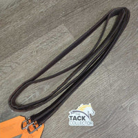 Soft Nylon Lined Stirrup Leathers *gc, clean, rubs, scrapes, dents, stretched holes, xholes
