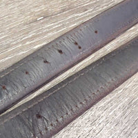 Soft Nylon Lined Stirrup Leathers *gc, clean, rubs, scrapes, dents, stretched holes, xholes
