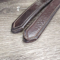 Soft Nylon Lined Stirrup Leathers *gc, clean, rubs, scrapes, dents, stretched holes, xholes
