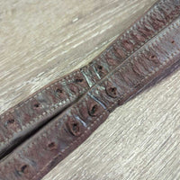 Soft Nylon Lined Stirrup Leathers *gc, clean, rubs, scrapes, dents, stretched holes, xholes
