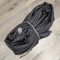 Rain Sheet, neck, 2 legs *vgc, mnr wpf, mnr stains, rubs, v. mnr hair, dirt, tape residue
