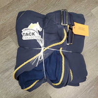 Fleece Cooler, piping, tail *vgc, clean, mnr hair, pills, threads, repairs, clumpy
