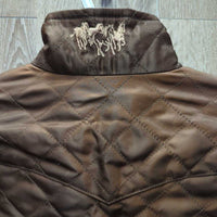 Quilt Jacket, Zipper *xc, mnr cuff rubs & threads
