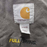 Sherpa Lined Duck Canvas Jacket, snap detach hood *vgc, clean, mnr faded/rubs, threads, clumpy, pills
