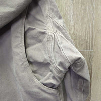 Sherpa Lined Duck Canvas Jacket, snap detach hood *vgc, clean, mnr faded/rubs, threads, clumpy, pills
