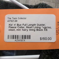 Full Length Duster, Fleece Collar, Mesh Lining *vgc/xc, clean, mnr hairy lining

