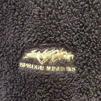 Fleece Zip Up Sweater, "Spruce Meadows" embroidery *vgc, pills
