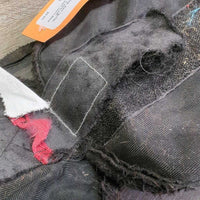 Fine Mesh Fly Mask, Ears *gc/fair, dirty, grass?hay in ears, hair, clumpy, faded, v.worn velcro
