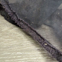 Fine Mesh Fly Mask, Ears *gc/fair, clean, v.hairy, curled velcro, v.rubbed, pilly & snagged, unstitched velcro
