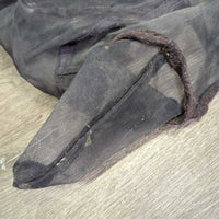 Fine Mesh Fly Mask, Ears *gc/fair, clean, v.hairy, curled velcro, v.rubbed, pilly & snagged, unstitched velcro
