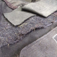 Fine Mesh Fly Mask, Ears *gc/fair, clean, v.hairy, curled velcro, v.rubbed, pilly & snagged, unstitched velcro
