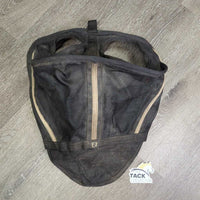 Hvy Mesh Fly Mask, detach velcro Nose *gc, v.dirty, mnr hair & threads

