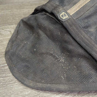 Hvy Mesh Fly Mask, detach velcro Nose *gc, v.dirty, mnr hair & threads
