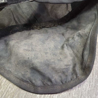 Hvy Mesh Fly Mask, detach velcro Nose *gc, v.dirty, mnr hair & threads
